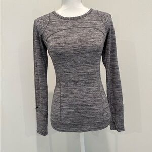 Gray Long Sleeve Women's Top
